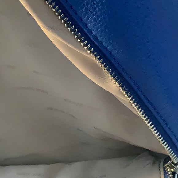 Michael Kors-EUC-Rhea pebbled leather backpack Approx. 14”x12.5”5”-Retail 358 - Picture 5 of 9